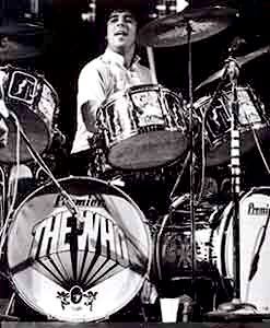 Keith Moon Playing His Customized Premier Drum Kit