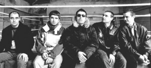 The "Classic" Line-up: Paul Arthurs ("Bonehead"), Noel Gallagher, Liam Gallagher, Alan White and Paul McGuigan ("Guigsy")