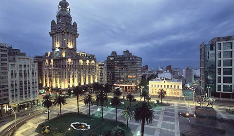 A Great Still Of One Of Our Main Squares, "Plaza Independecia"