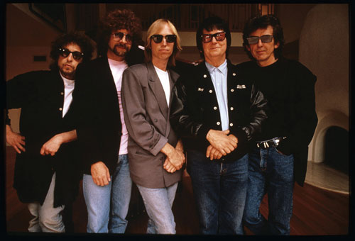 The Traveling Wilburys: Bob Dylan, Jeff Lynne, Tom Petty, Roy Orbison & George Harrison