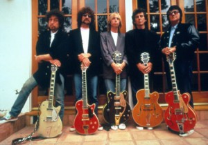 Bob Dyln, Jeff Lynne, Tom Petty, George Harrison & Roy Orbison