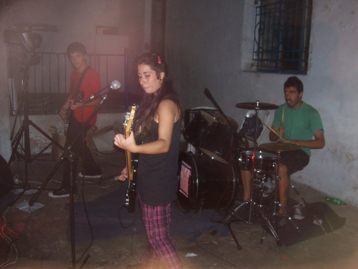 Picnic Playing Live. Left To Right: Mato, So and Germán.